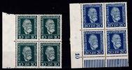Deutsches Reich Deutsches Reich 368-369 postfrisch als 4er Block mit Haftstelle im Rand MiNr. 368-369 postfrisch als 4er Block mit Haftstelle im -