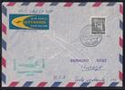 Berlin 148 auf Brief als Einzelfrankatur Luftpost Lufthansa LH 430 -