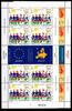 Montenegro Montenegro 125, 126 postfrisch als Kleinbogen MiNr. 125, 126 postfrisch als Kleinbogen -
