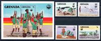Grenada Grenada 1408-1411 + Block 145 postfrisch Pfadfinder MiNr. 1408-1411 + Block 145 postfrisch Pfadfinder -