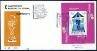Uruguay Uruguay Block 20 Lufthansa, Fußball Ersttagesbrief/FDC MiNr. Block 20 Lufthansa, Fußball Ersttagesbrief/FDC -