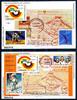 Bolivien Bolivien Block 104-05 postfrisch Lufthansa, Raumfahrt MiNr. Block 104-05 postfrisch Lufthansa, Raumfahrt -