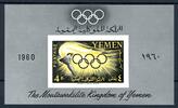 Jemen Nord Jemen Nord Block 2 postfrisch Olympiade 1960 Rom MiNr. Block 2 postfrisch Olympiade 1960 Rom -