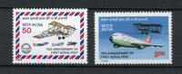 Indien Indien 1053-54 postfrisch Flugzeuge MiNr. 1053-54 postfrisch Flugzeuge -