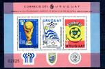 Uruguay Uruguay Block 44 postfrisch Fußball MiNr. Block 44 postfrisch Fußball -