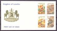 Lesotho Lesotho 777-80 Pilze Ersttagesbrief/FDC MiNr. 777-80 Pilze Ersttagesbrief/FDC -