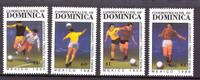 Dominica Dominica 749-52 postfrisch Fußball WM 1986 MiNr. 749-52 postfrisch Fußball WM 1986 -