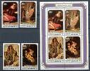 Niue Niue 448-451 + Bl 51 postfrisch Weihnachten MiNr. 448-451 + Bl 51 postfrisch Weihnachten -