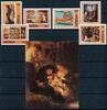 Antigua Antigua 505-510 + Bl 51 postfrisch Kunst MiNr. 505-510 + Bl 51 postfrisch Kunst -