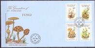 St. Vincent Grenadinen St. Vincent Grenadinen 493-496 Pilze Ersttagesbrief/FDC MiNr. 493-496 Pilze Ersttagesbrief/FDC -