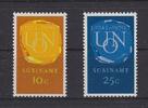 Suriname Suriname 579-580 postfrisch Vereinte Nationen UNO MiNr. 579-580 postfrisch Vereinte Nationen UNO -