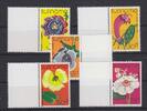 Suriname Suriname 807-811 postfrisch MNH, Blumen Blüten Flowers MiNr. 807-811 postfrisch MNH, Blumen Blüten Flowers -