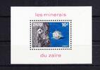 Zaire Zaire Block 46 mit 811 postfrisch Mineralien MiNr. Block 46 mit 811 postfrisch Mineralien   