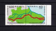 Brasilien Brasilien 1283-1284 postfrisch als Paar, Bau Trans-Amazonas-Straße MiNr. 1283-1284 postfrisch als Paar, Bau Trans-Amazonas-Straß -