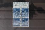 Berlin Berlin 290W OR gestempelt als Viererblock mit 290 waagerechtes Paar MiNr. 290W OR gestempelt als Viererblock mit 290 waagerechte -