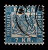 Baden Baden 25 gestempelt MiNr. 25 gestempelt -