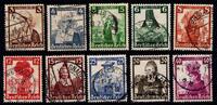 Deutsches Reich Deutsches Reich 588-597 gestempelt MiNr. 588-597 gestempelt -