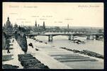 AK Dresden Terrassen-Ufer 1908 gebraucht -