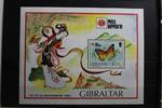 Gibraltar Gibraltar Block 16 mit 632 postfrisch Schmetterlinge MiNr. Block 16 mit 632 postfrisch Schmetterlinge -