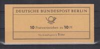 Berlin Berlin MH 3d RLV I Type A postfrisch geprüft Schmidl BPP -ungeöffnet- MiNr. MH 3d RLV I Type A postfrisch geprüft Schmidl BPP -u -