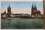 AK Köln Dom, St. Matinskirche u. Stapelhaus ungebraucht -