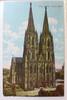 AK Köln Dom, Westseite 1912 gebraucht -