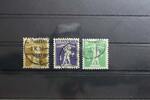 Schweiz Schweiz 111II-113II gestempelt MiNr. 111II-113II gestempelt -