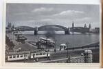 AK Köln Blick v. d. Hindenburgbrücke a. d. Hohenzollernbrücke ungebraucht -