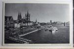 AK Köln Bick auf Dom und Rhein ungebraucht -
