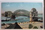 AK Düsseldorf Rheinbrücke 1913 gebraucht -