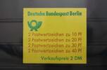 Berlin Berlin MH 9cIIb oZ postfrisch Markenheftchen MiNr. MH 9cIIb oZ postfrisch Markenheftchen -