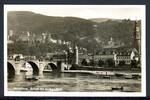 AK Heidelberg Schloß mit Neckarbrücke 1932 gebraucht -
