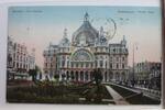 AK Antwerpen Midden Statie 1923 gebraucht -