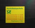 Berlin Berlin MH 12b Pf VIII oZ postfrisch Markenheftchen Plattenfehler MiNr. MH 12b Pf VIII oZ postfrisch Markenheftchen Plattenfehler -