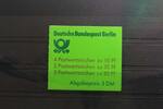 Berlin Berlin MH 13c Pf VIII oZ postfrisch Markenheftchen Plattenfehler MiNr. MH 13c Pf VIII oZ postfrisch Markenheftchen Plattenfehler -