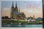AK Köln Rheinpanorama Feldpost 1917 gebraucht -