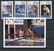 Dominica Dominica 1349-1352 + Block 173 postfrisch Olympische Spiele MiNr. 1349-1352 + Block 173 postfrisch Olympische Spiele -