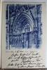 AK Erfurt Dom, Hauptpotzal 1900 gebraucht -