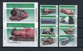 Gambia Gambia 873-880+Block67-68 postfrisch Eisenbahn MiNr. 873-880+Block67-68 postfrisch Eisenbahn -
