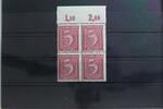 Deutsches Reich Deutsches Reich 158P OR postfrisch als Vierereinheit MiNr. 158P OR postfrisch als Vierereinheit -
