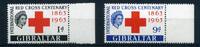 Gibraltar Gibraltar 164-165 postfrisch Rotes Kreuz MiNr. 164-165 postfrisch Rotes Kreuz -