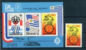 Uruguay Uruguay 1371 A + Block 28 A postfrisch UPU MiNr. 1371 A + Block 28 A postfrisch UPU -