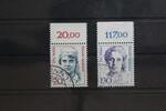 BRD BRD 1365-1366 gestempelt mit Oberrand MiNr. 1365-1366 gestempelt mit Oberrand -
