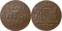 Nederland Duit Duit 1788 Utrecht Stad Stad Zeldzamer jaartal -