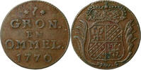 Nederland Duit Duit 1770 Groningen Provincie Schaars -