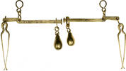 17e Eeuw. Messing Knipwaage / Unster -