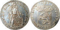 Nederland  Zilveren dukaat 1683 Groningen Zeldzaam Vrijwel st, licht opgewreven