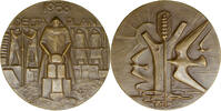 Nederland 1958. Delta Plan Brons gegoten Fred Carasso (1899-1969) -