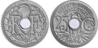 US 1914 France 25 Centimes KM867 UNC Uncertified -