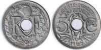 US 1927 France 5 Centimes KM875 BU Uncertified #941 -